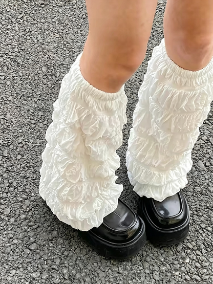 Soft Puff Trumpet leg warmers