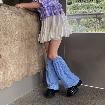 Soft Puff Trumpet leg warmers