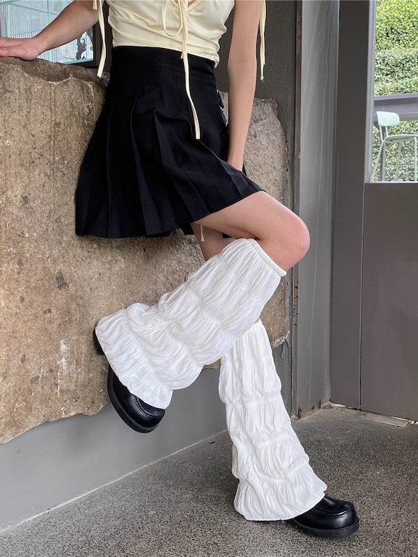 Soft Puff Trumpet leg warmers