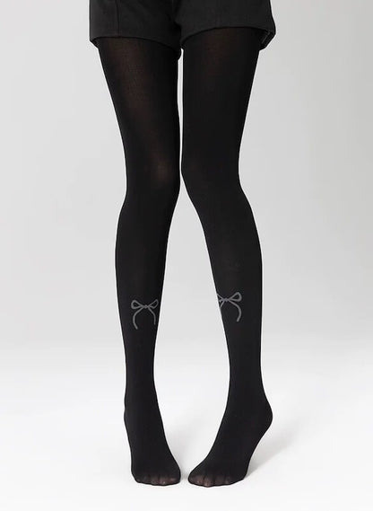 Vintage gray autumn tights