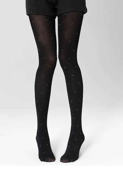 Vintage gray autumn tights