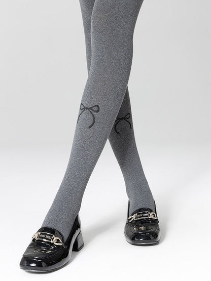 Vintage gray autumn tights