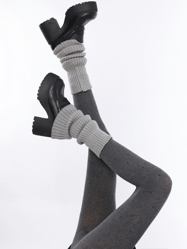 Vintage gray autumn tights