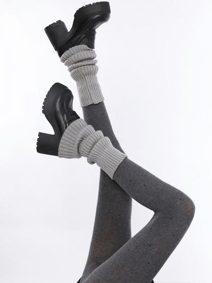 Vintage gray autumn tights