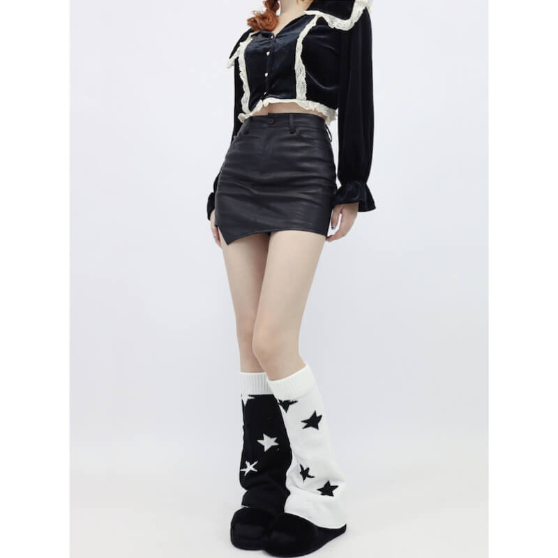 Vintage street stars leg warmers
