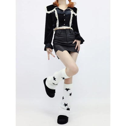 Vintage street stars leg warmers