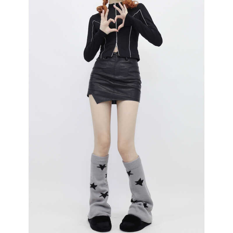 Vintage street stars leg warmers