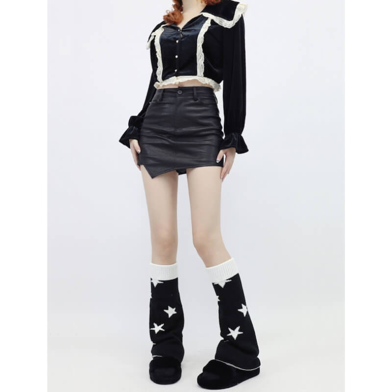 Vintage street stars leg warmers