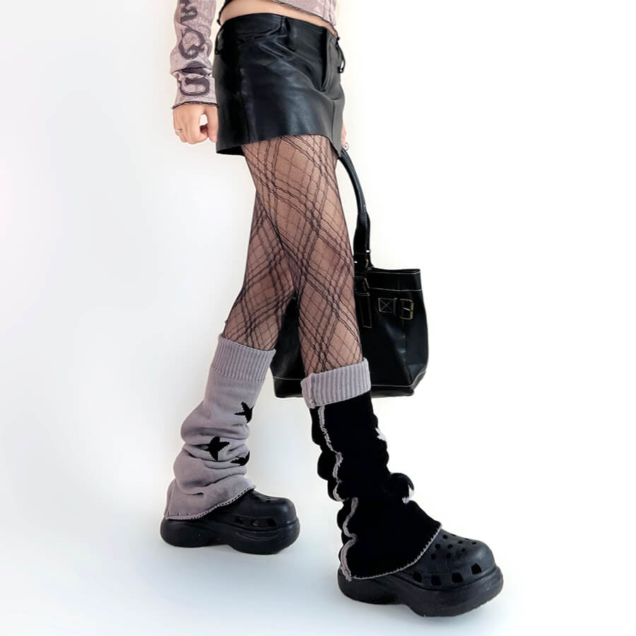 Vintage street stars leg warmers