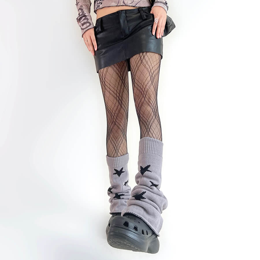 Vintage street stars leg warmers