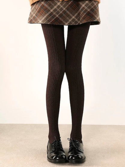 Vintage twist layering tights