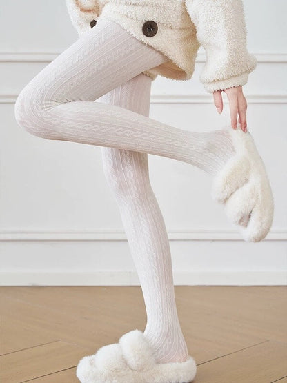 Vintage twist layering tights