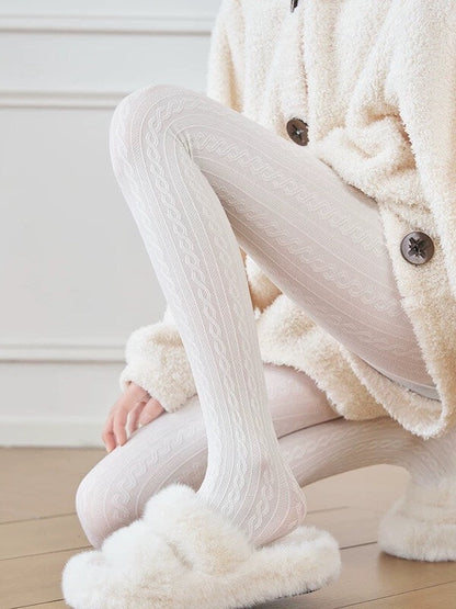 Vintage twist layering tights