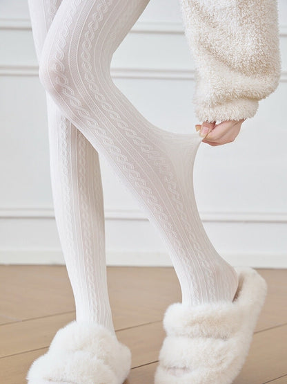 Vintage twist layering tights