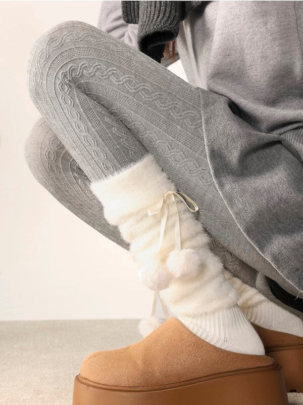 Vintage twist layering tights