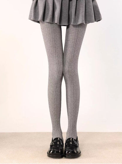Vintage twist layering tights