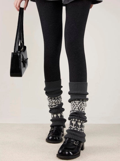 Winter aesthetic Soft Knit Leg warmers