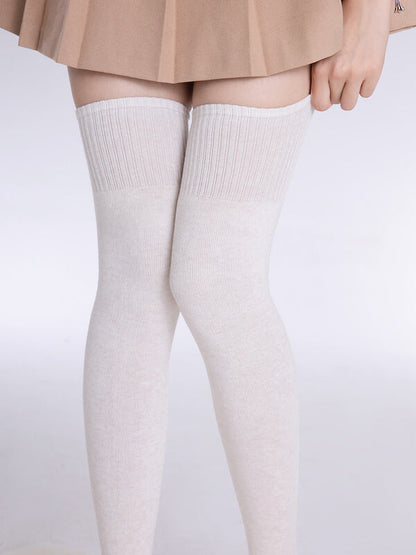 Autumn thigh high stockings