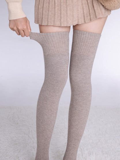 Autumn thigh high stockings