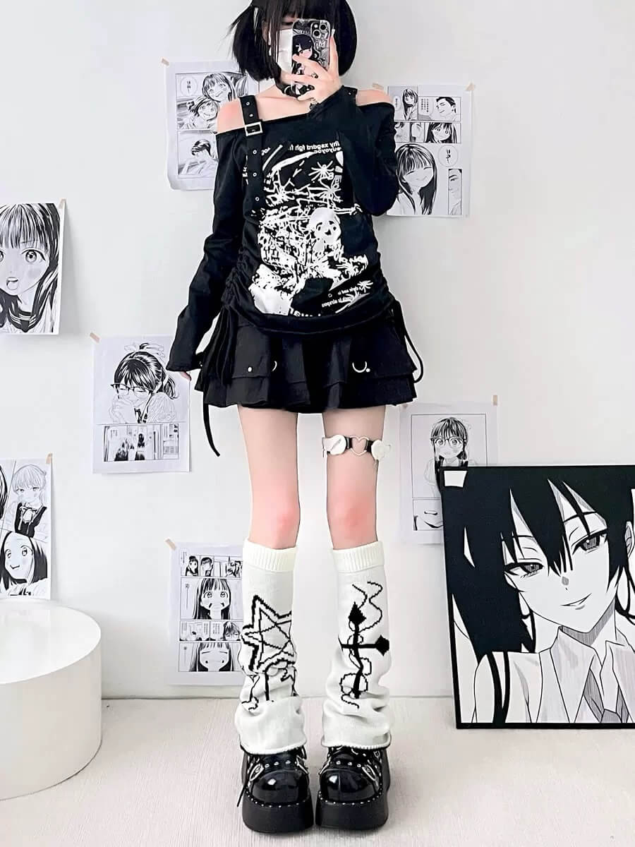 Black White
