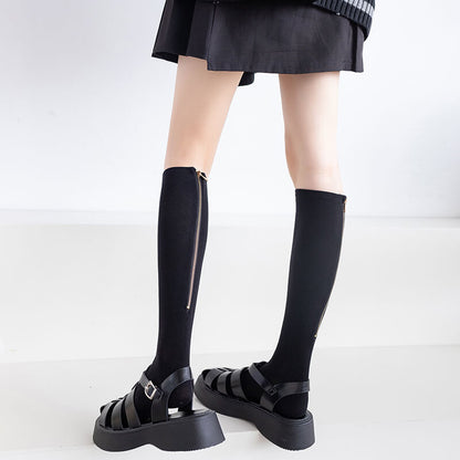Zipper metal stockings