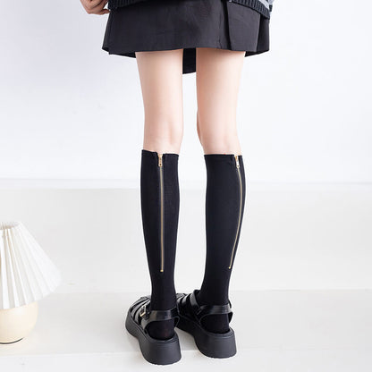 Zipper metal stockings