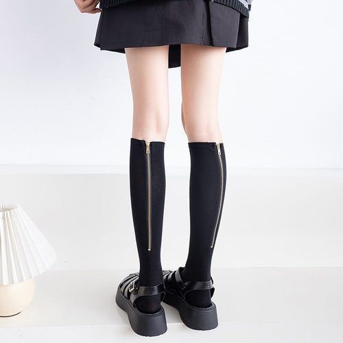 Zipper metal stockings