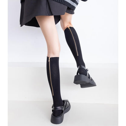 Zipper metal stockings